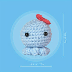 Crochet Kit with Step Guide for Easy Birthday Gifts