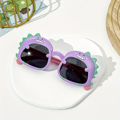Kids Dinosaur Sunglasses Cartoon Glasses Anti-UV Boys Girls Eye Protection 1pc