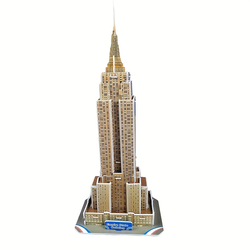 3D Empire State Building Model Puzzle DIY Toy