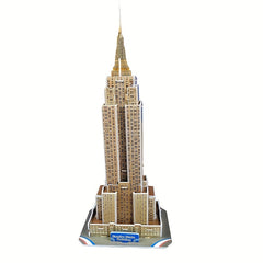 3D Empire State Building Model Puzzle DIY Toy