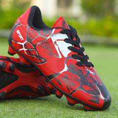 Boy's Non Slip Football Cleat With Spikes - Professional Outdoor Soccer Shoes