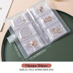 Transparent Jewelry Storage Pouch Dustproof Travel Bag