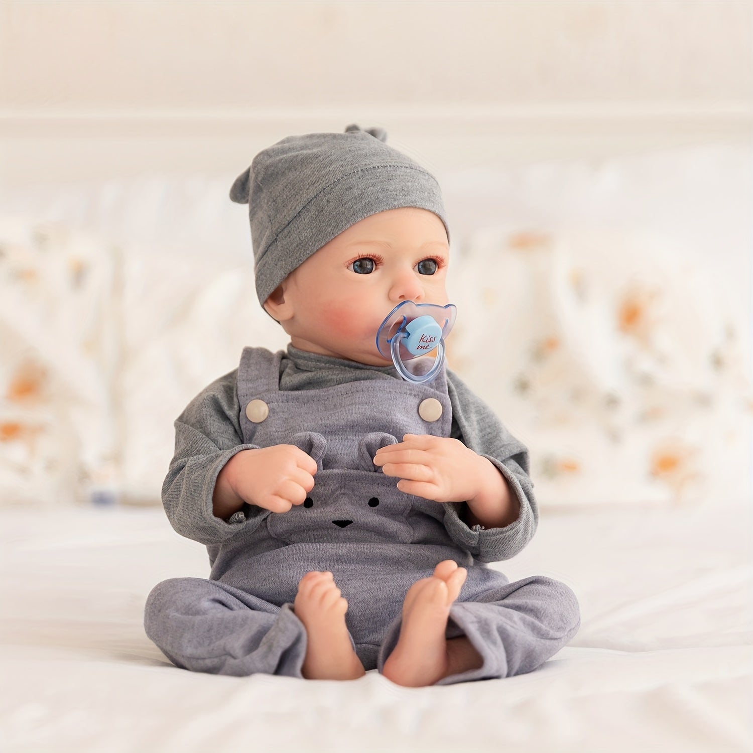 18" Reborn Baby Dolls Realistic Soft Body Newborn Christmas Gift for Kids