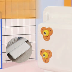 Stickable Pulley Wastebasket Stainless Steel Roller Bed Storage Box