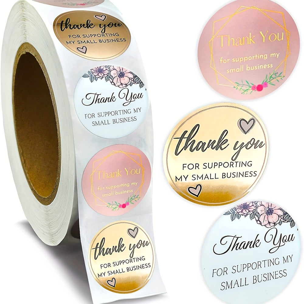 500pcs 25mm Thank You Sealing Stickers for Envelope Decoration