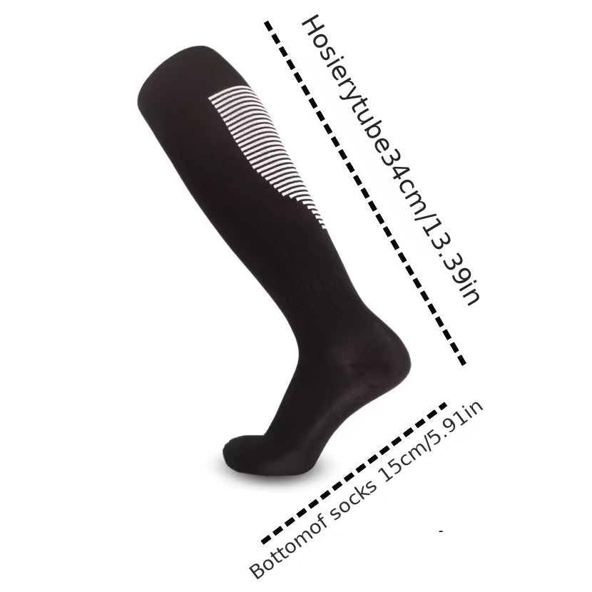 Kids Soccer Socks Knee High Football Breathable Non Slip Sport Socks