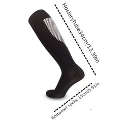 Kids Soccer Socks Knee High Football Breathable Non Slip Sport Socks