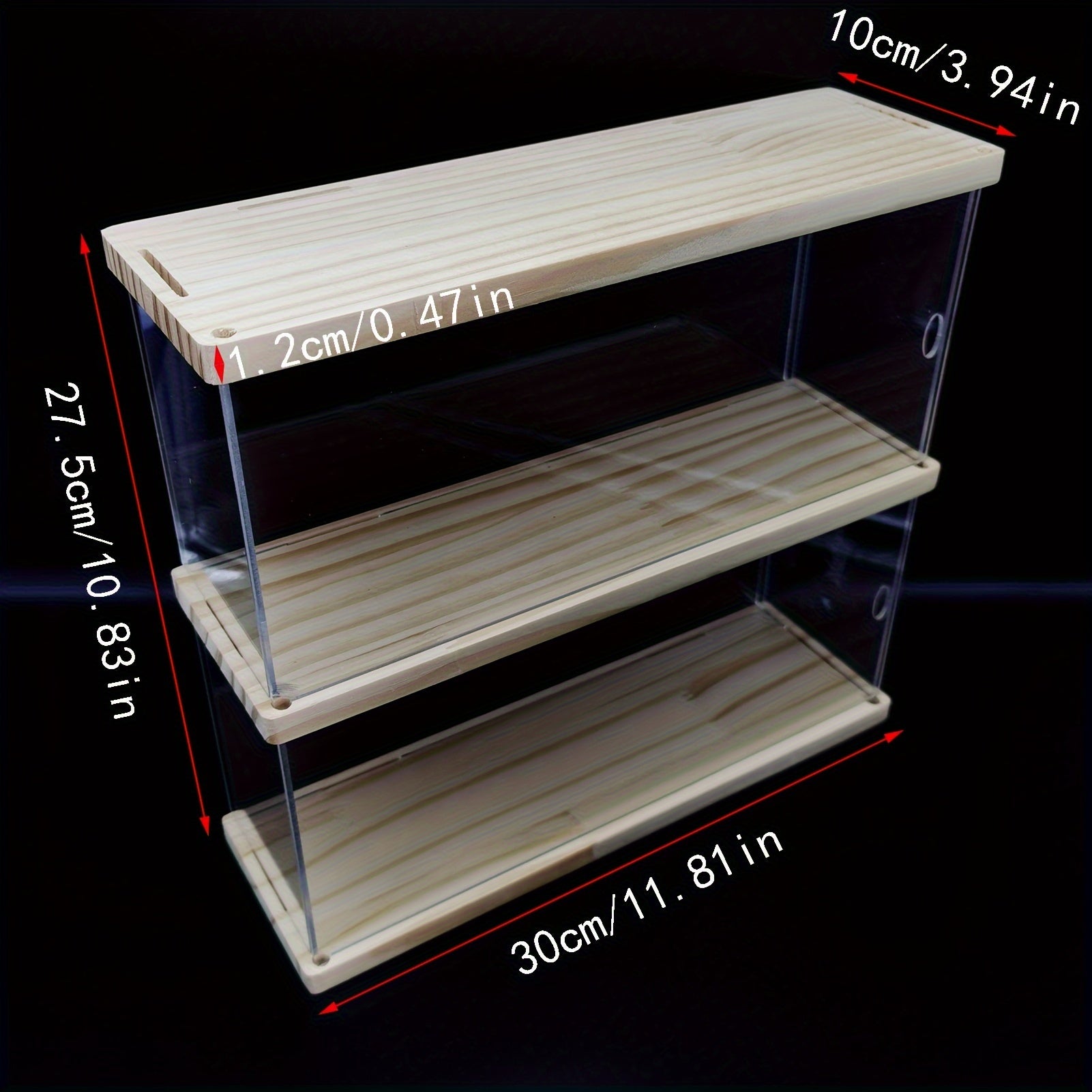 1pc Hand Storage Box Building Blocks Display Box Transparent Dustproof