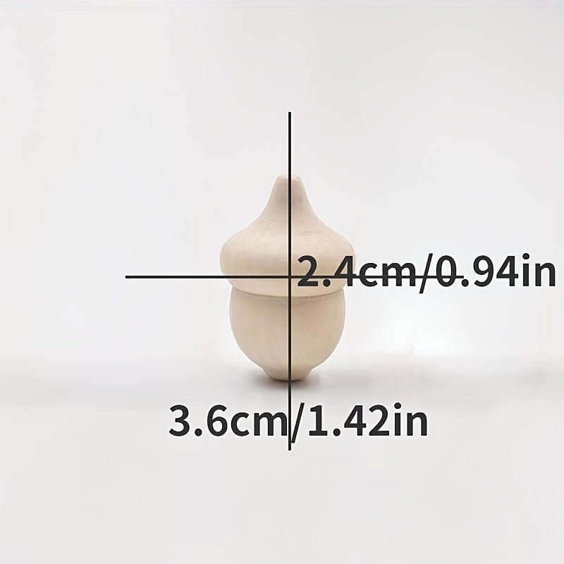 5 Wooden Fruit Ornaments for DIY Crafts & Home Decor