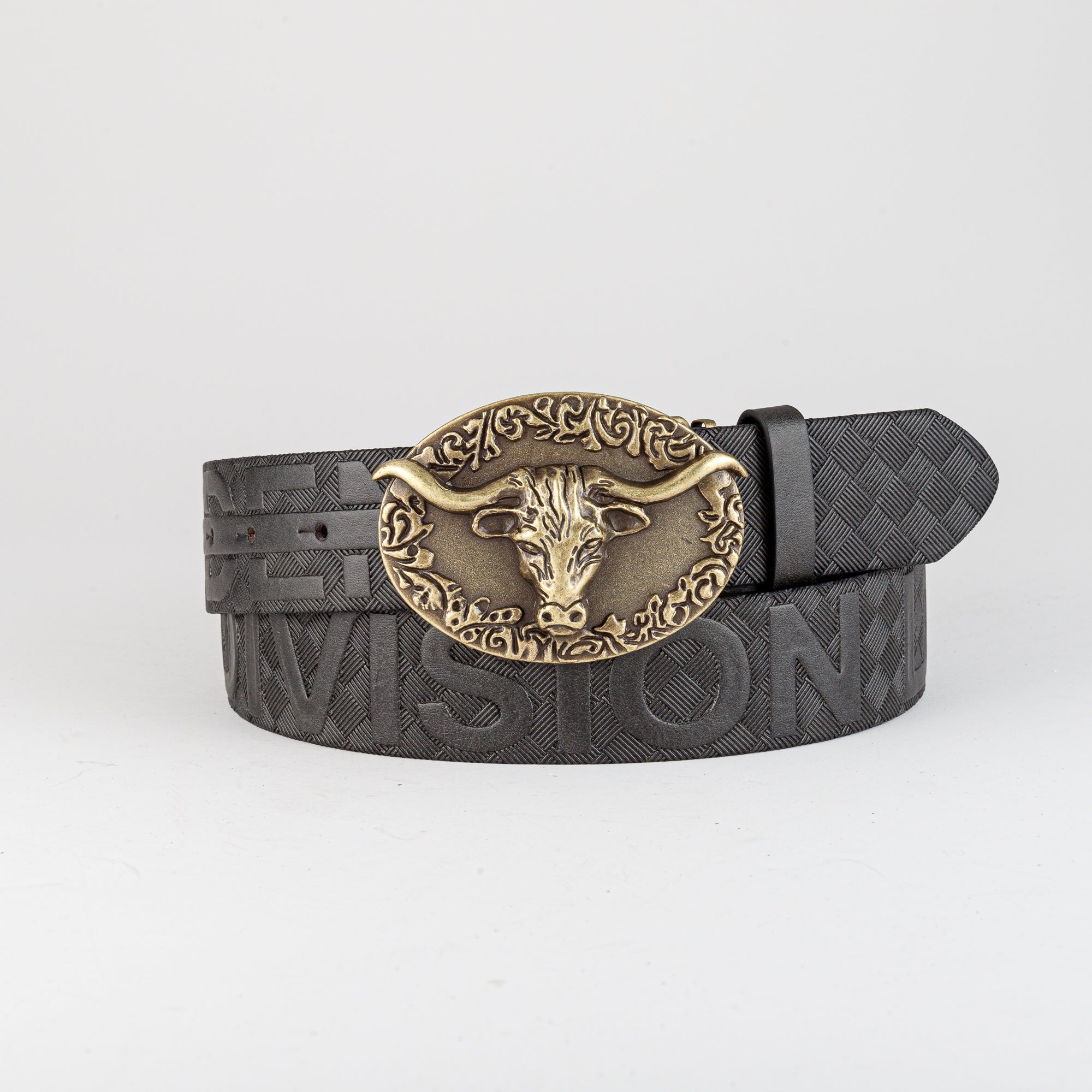 Retro Bull Head Buckle Belt For Men Denim Jeans Casual Daily Accessory