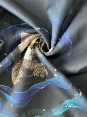 Rose Print Kitten Hoodie for Kids
