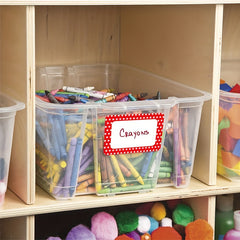 150 Blank Border Stickers for Refrigerator and Flavor Pot