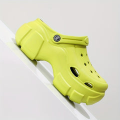 Women's Hollow Out Platform Clogs Casual Slip On Shoes