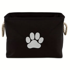 Collapsible Polyester Organizing Basket Large Storage Bin For Pet Toy