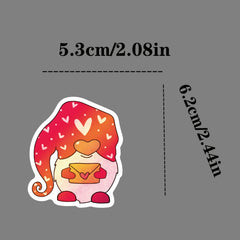 50 Romantic Vinyl Stickers Waterproof for Laptops Water Bottles