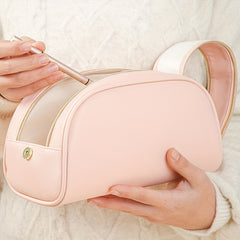 Double Zipper Cosmetic Bag Water Resistant Make Up Pouch Travel Toiletry Bag