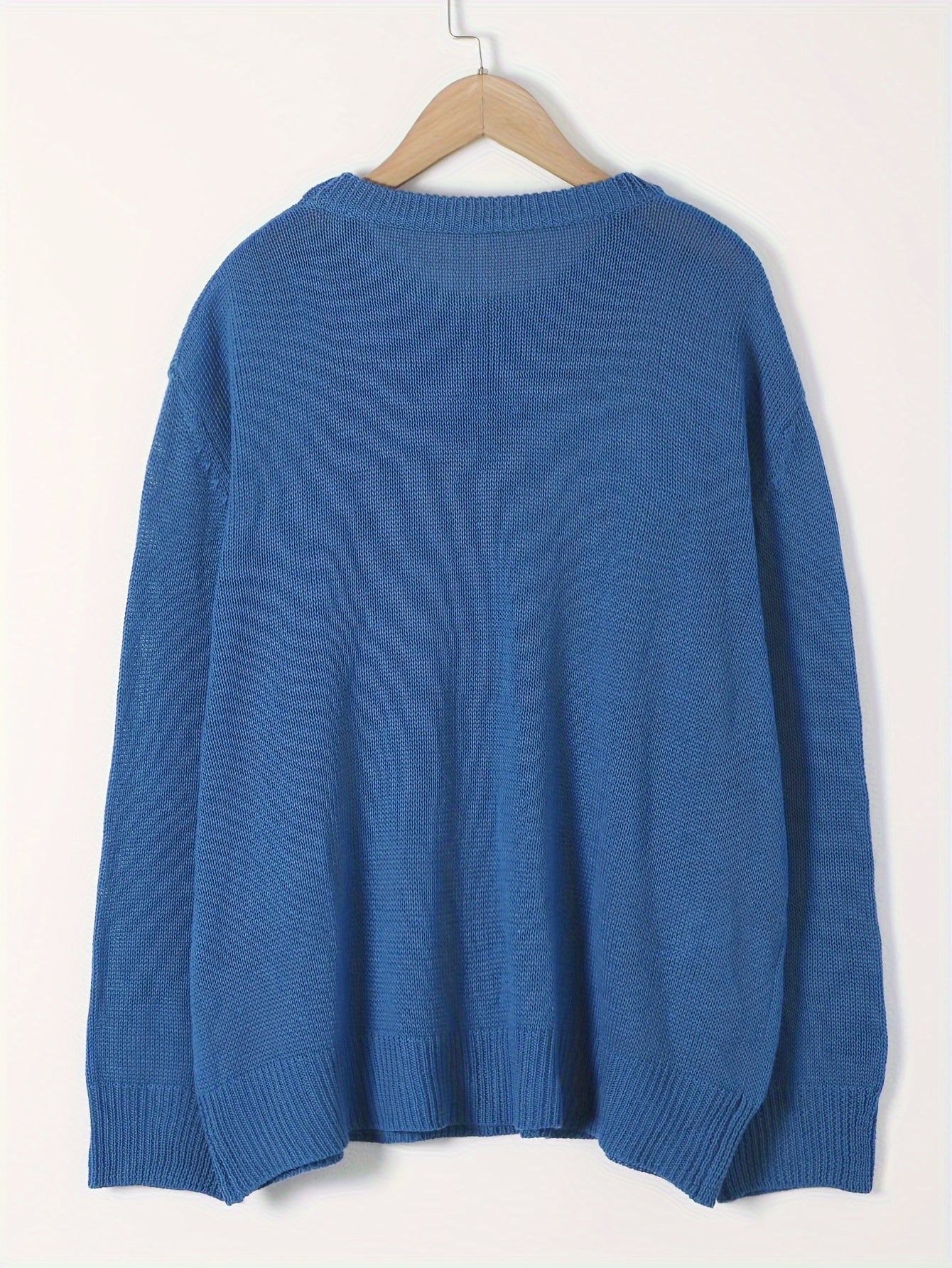 Star Print Round Neck Jumper