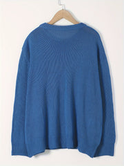 Star Print Round Neck Jumper