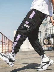 Cargo Pants Men's Casual Techwear Drawstring Hip Hop Joggers