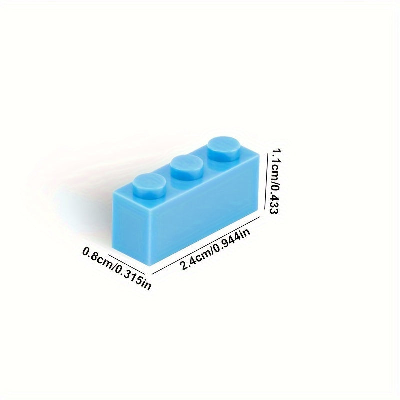 40pcs 1x3 High Brick Small Particle Building Blocks for Creativity & Imagination