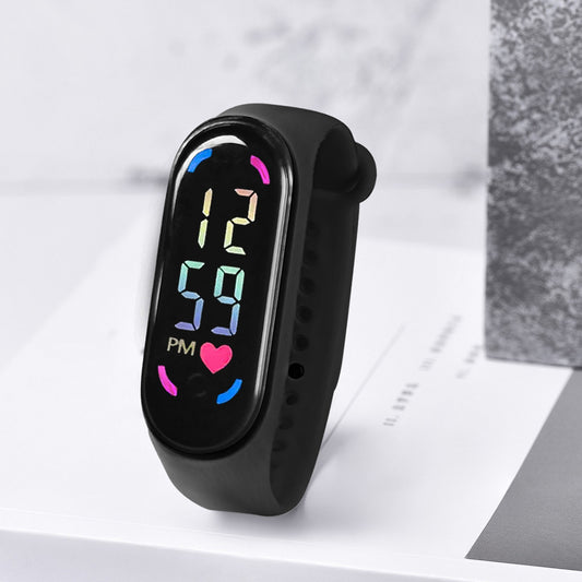 Kids Cartoon Love Sports Bracelet Touch Screen Electronic Watch
