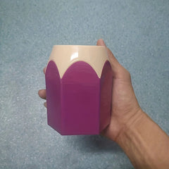 Pencil Shaped Makeup Brush Holder Pot Office Stationery Organizer