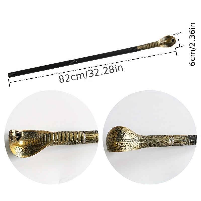 Vintage King Cane Walking Stick Cosplay Prop Halloween Costume