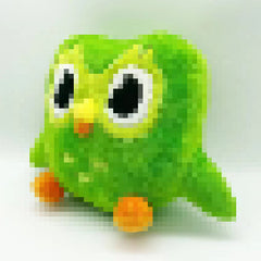 Big Eye Bluebird Cartoon Animal Doll Couple Gift