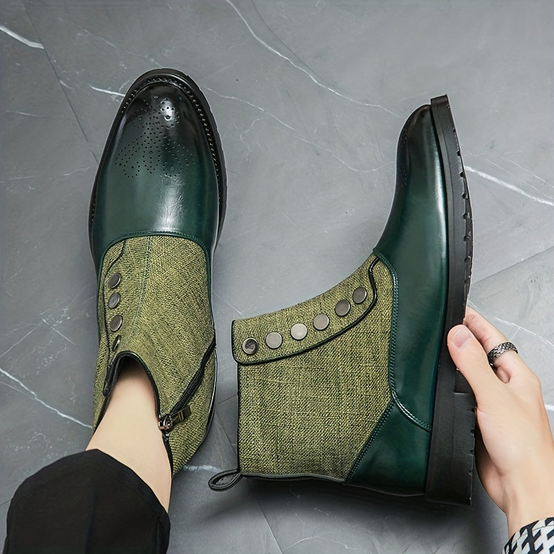 Men's Slip On Chelsea Boots Wear resistant Non Slip Boots