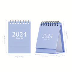 Mini Desk Calendar w/ Stickers 17 Months Home Office School