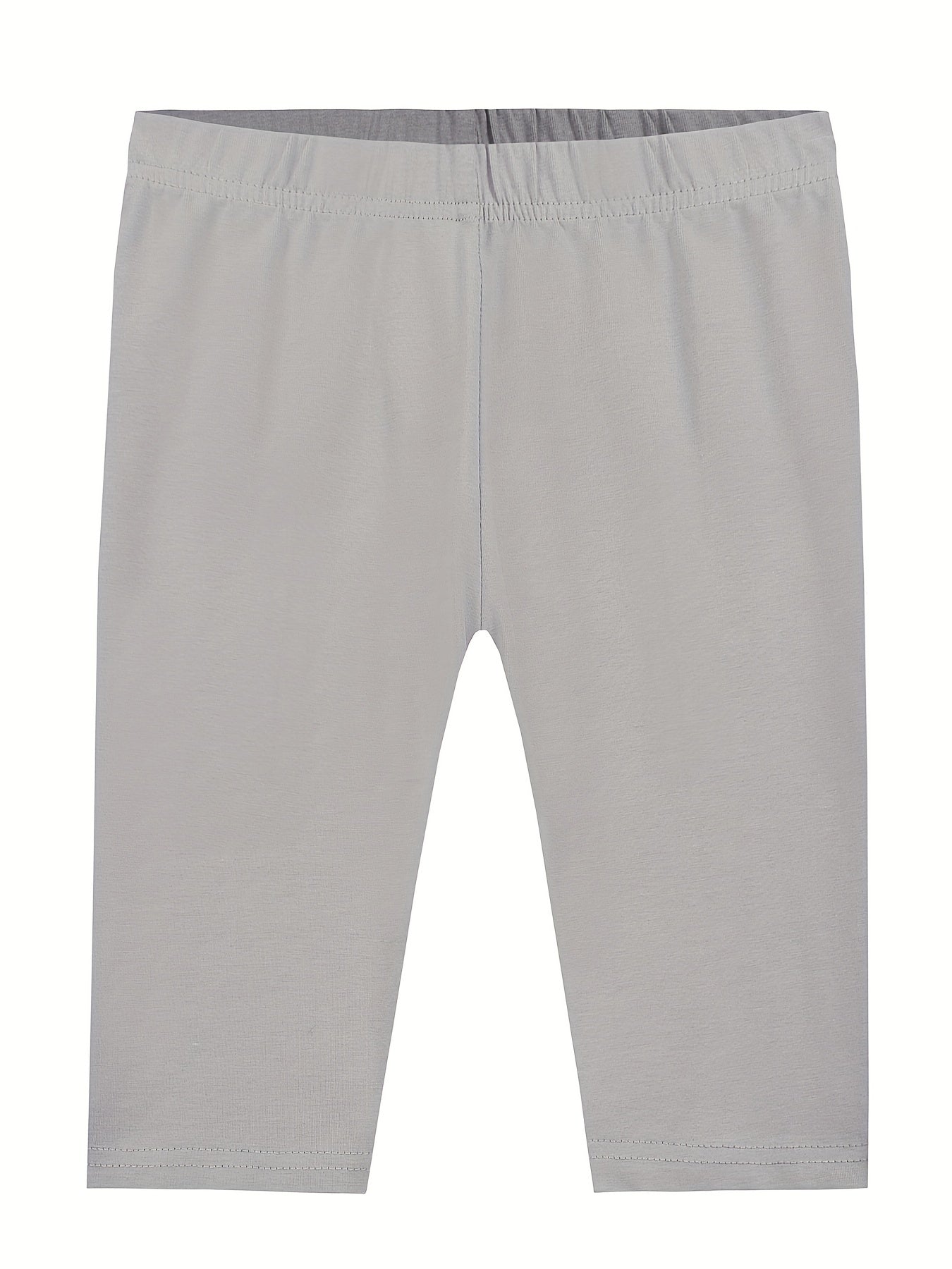 3pcs Girls Casual Elastic Waist Shorts Summer Spring
