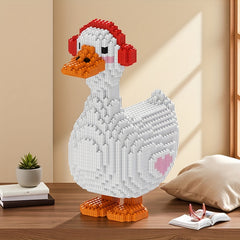 Music Goose Headphone Duck Building Block Set - Animal Series Party Game O
