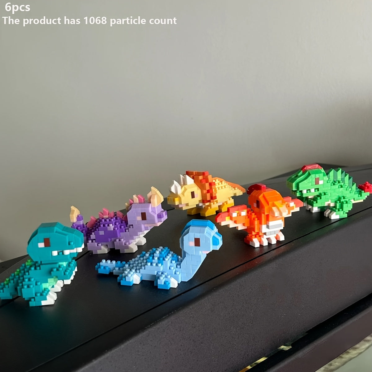 1068pcs Dinosaur Building Blocks Animal Model Thanksgiving Gift