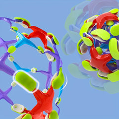 Magic Flower Ball Colorful Outdoor Toy Red Green Yellow Balls Durable