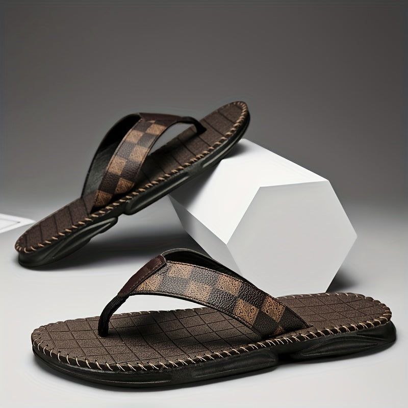 Men's Thong Sandals Non Slip Flip flops Beach Shoes
