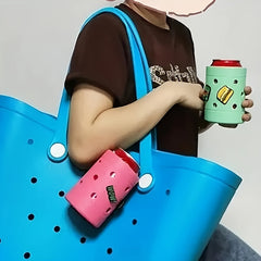 Plastic Bottle Holder for Beach Bag - Lightweight Travel Accessory