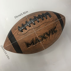 Retro American Football Adult Game Training Rugby Ball Size 3 6 9