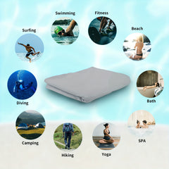 Mutao Microfiber Beach Towels Quick Drying Sand Proof Soft Swim Towel