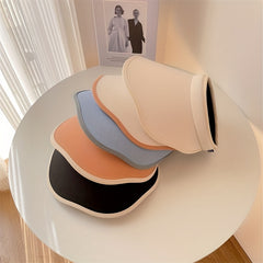 PVC Petal Brim Visor Hat Sunscreen Beach Hat UV Protection Sun Hats Women