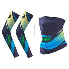 Men's UV Protection Sleeves & Face Towel for Outdoor Sports