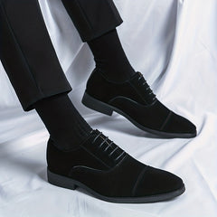 Men's Vintage Lace Up Dress Shoes Smart Casual Walking Shoes