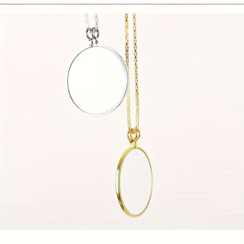 Necklace Magnifying Glass Metal Hanging Chain Magnifying Glass