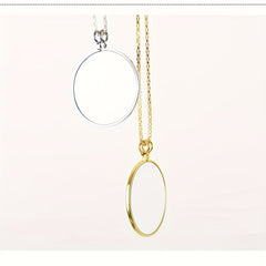 Necklace Magnifying Glass Metal Hanging Chain Magnifying Glass