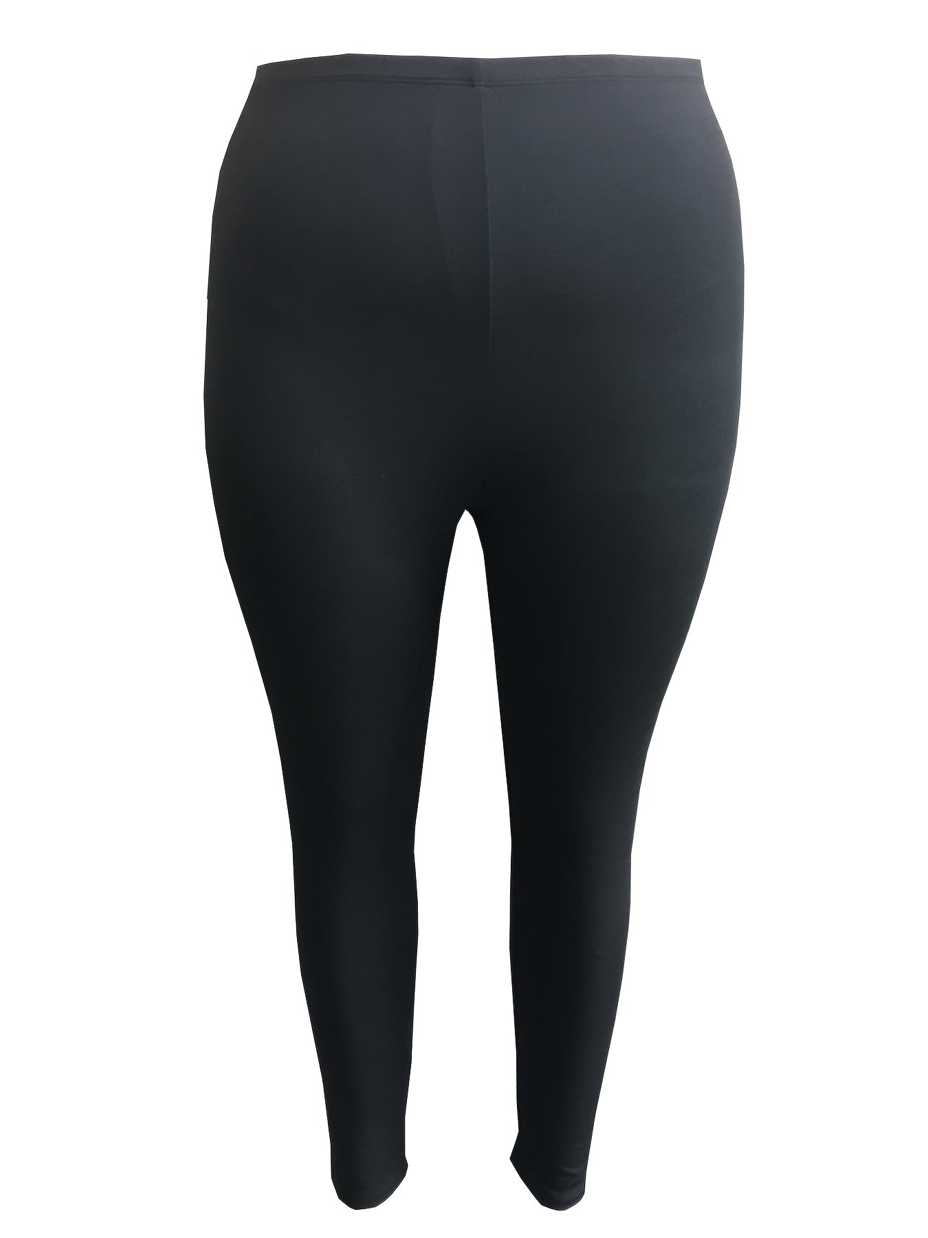 Women's Plus Size Skull Print High Rise Yoga Leggings