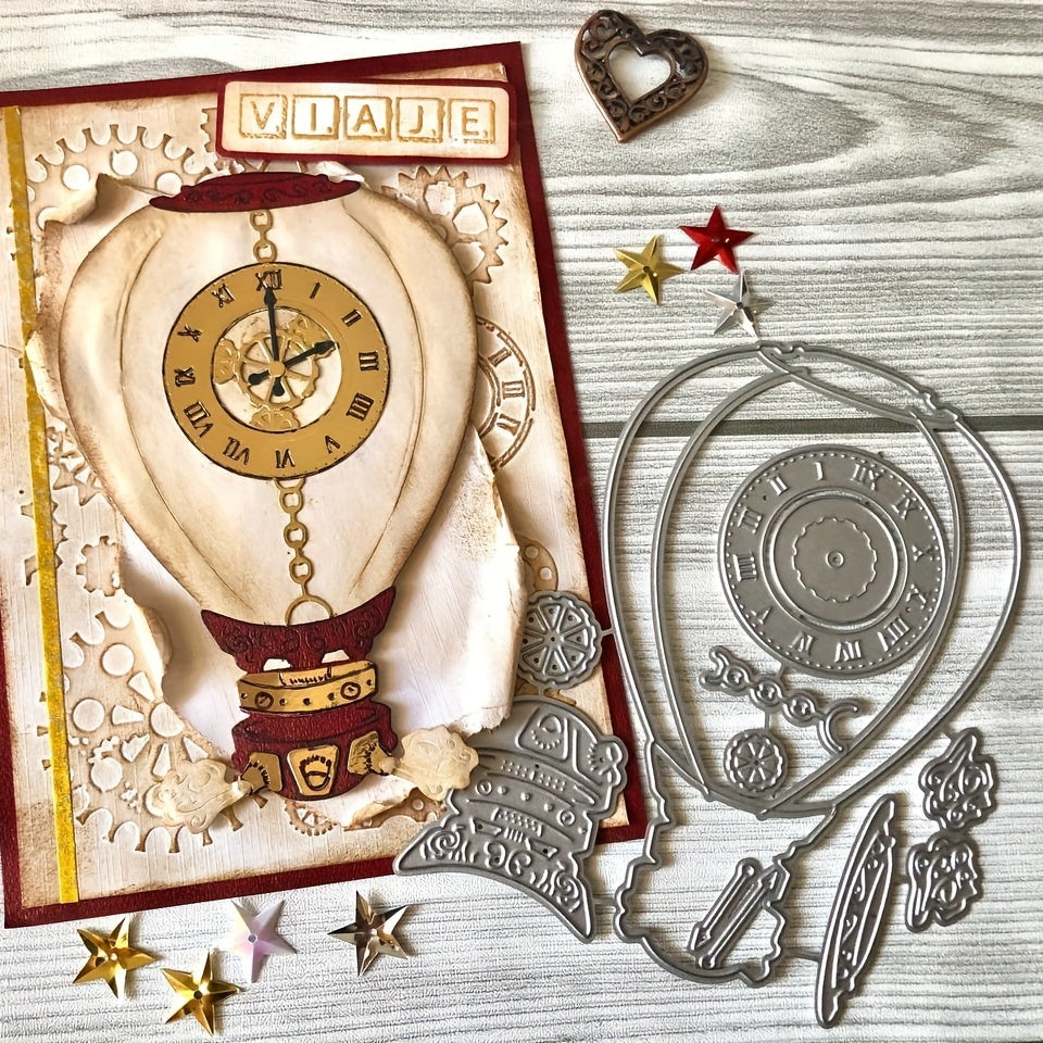 Steampunk Balloon Cutting Card Die Scrapbooking DIY