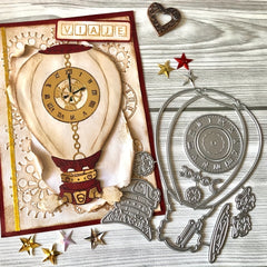 Steampunk Balloon Cutting Card Die Scrapbooking DIY