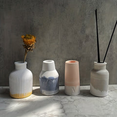 Silicone Mold For Vase Decoration DIY Gypsum Vase Creative