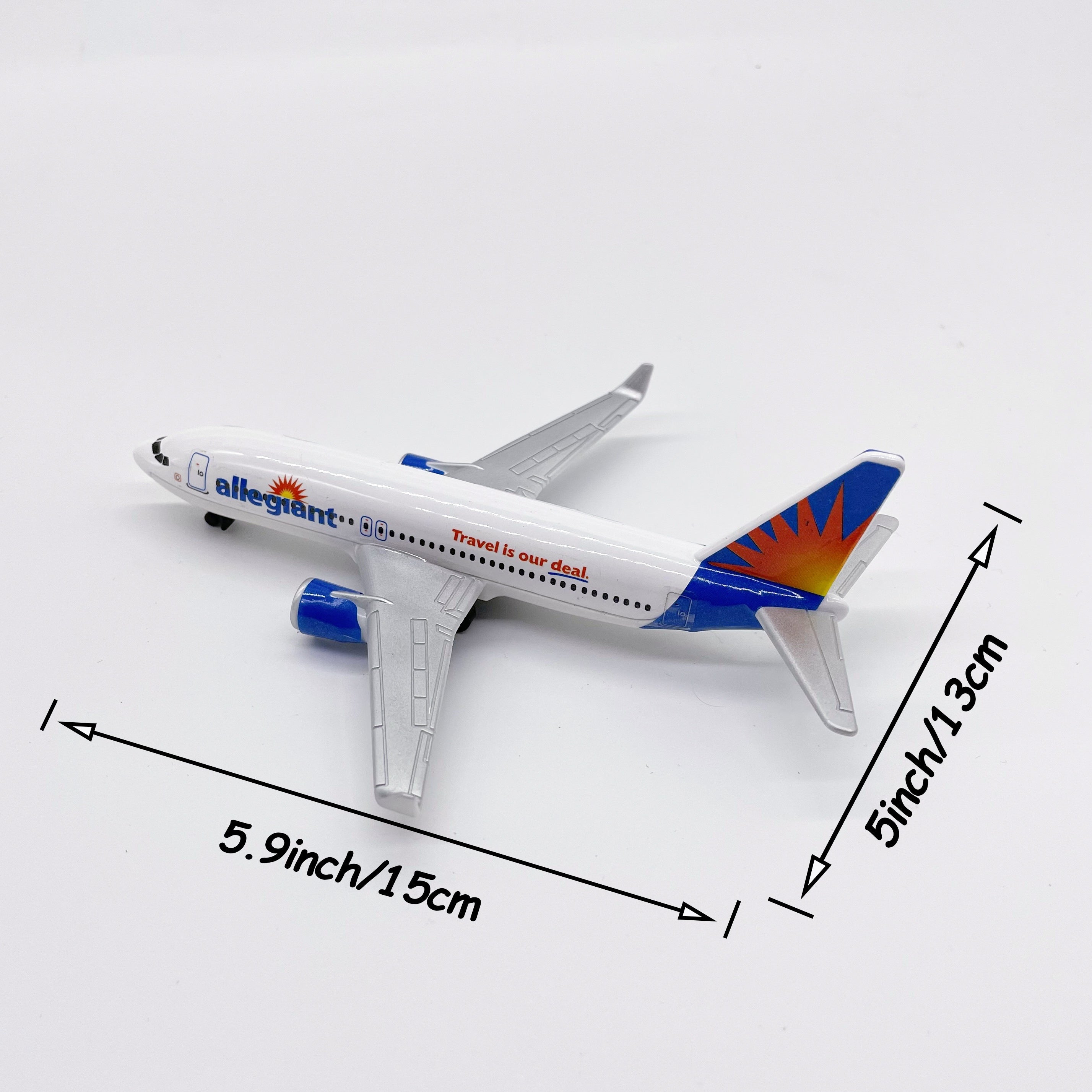 Allegiant Airplane Model Single Plane Perfect for Collection & Gifts