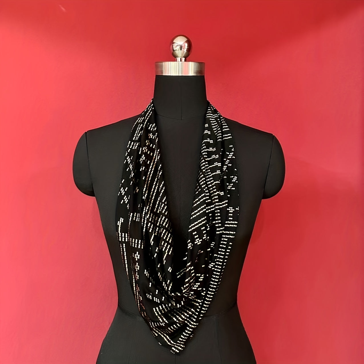Vintage Hot Stamping Triangle Scarf Clothing Scarf Belt Tie