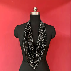Vintage Hot Stamping Triangle Scarf Clothing Scarf Belt Tie